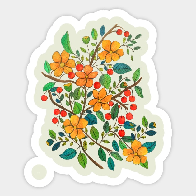 In The Garden Sticker by DesignsByMonique